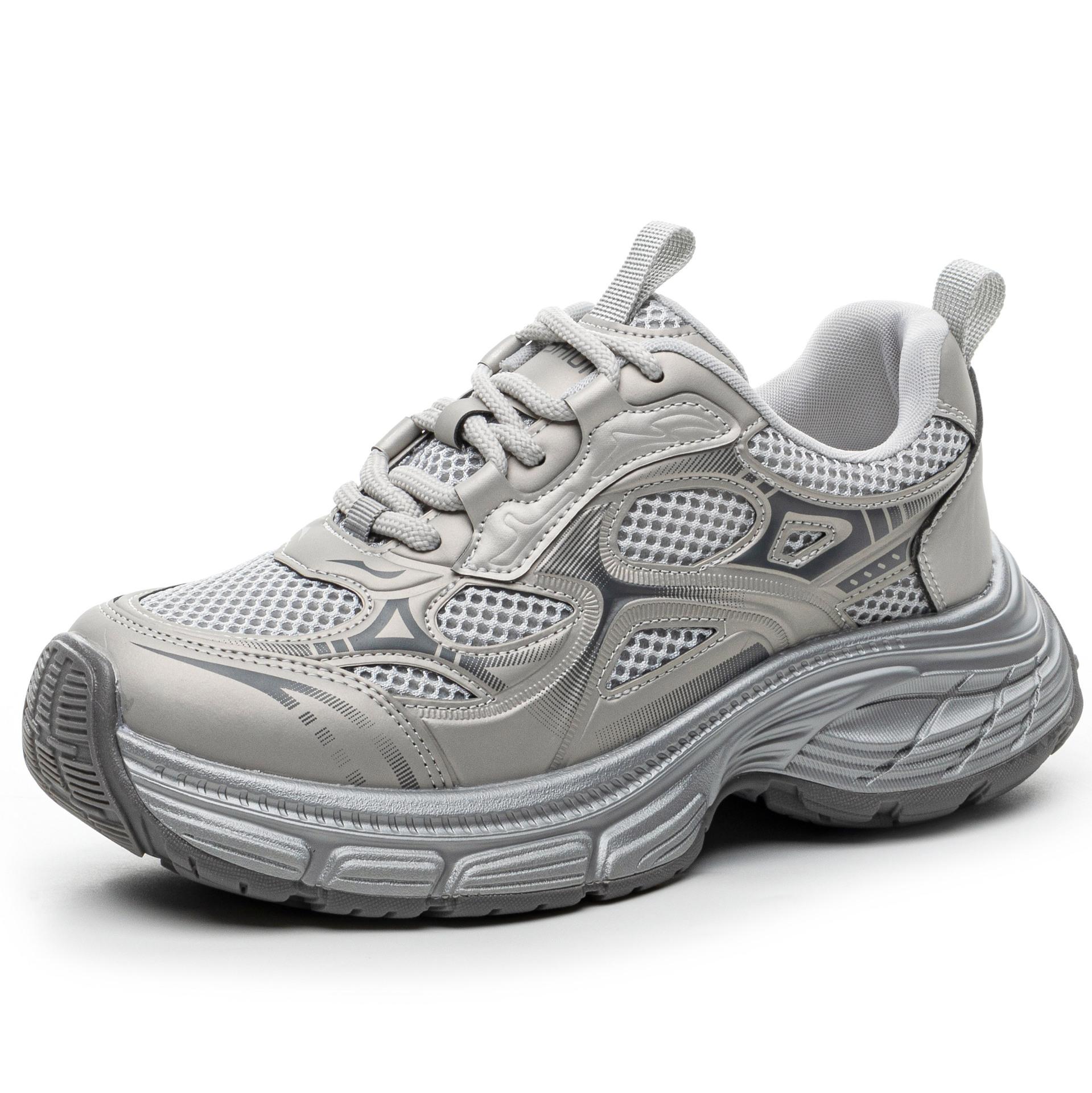 

Fall into the nebula spring 2025 new trend mesh retro breathable dad shoes women s platform heightening casual shoes 35