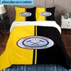3PCS Football Club Ham-worthy Homes Bedding Set,Including 1pc Duvet Cover And 2pcs Pillowcases Perfect for Bedroom, Dormitory, Fan Christmas Gift