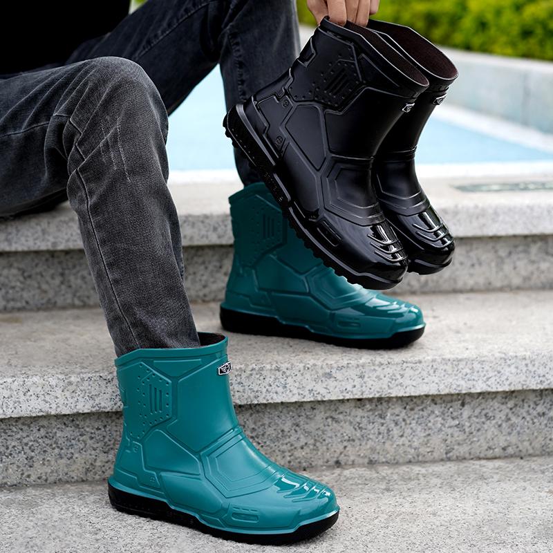 Factory Price Durable Outsole Comfort Lining Motorbike Rain Boot Neoprene Fishing Boot