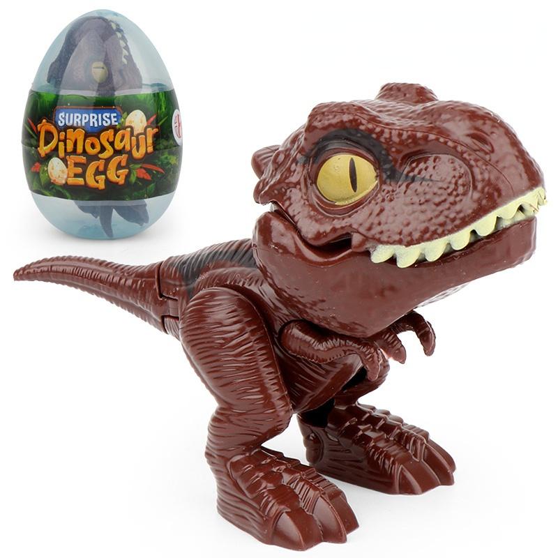 Finger Dinosaur Egg Toys For Kids Simulation Biting Hand Movable Joints Jurassic Dino Model Tricky Toy Creative Birthday Gifts