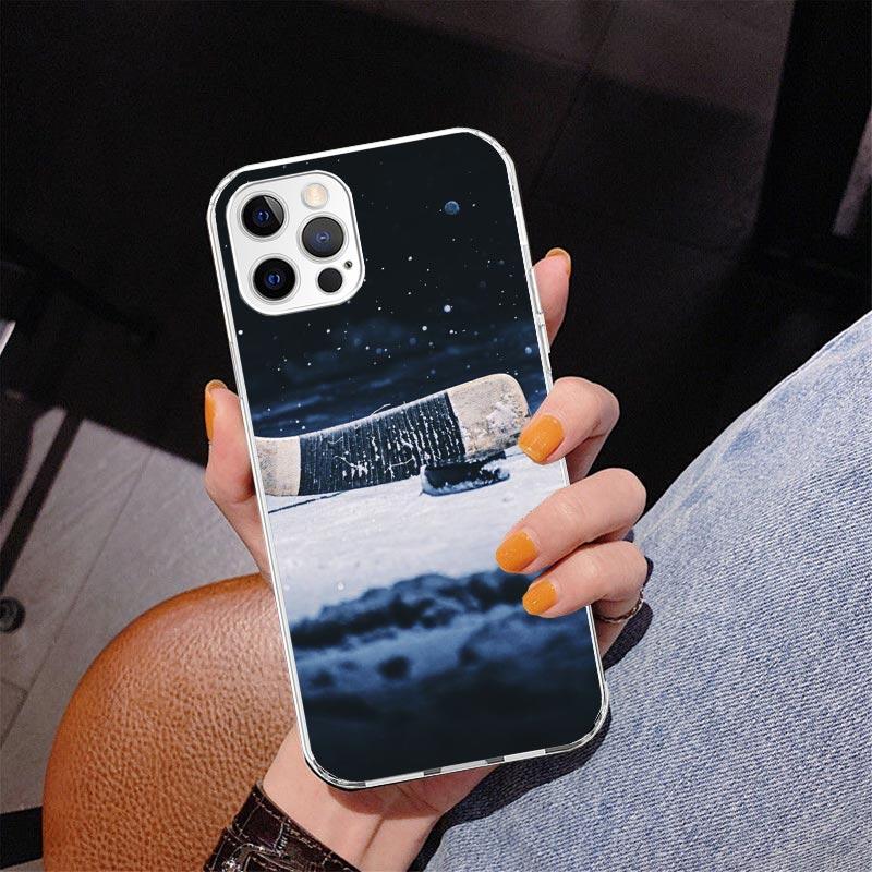Ice Hockey Rink Sport Phone Case For iPhone 17 Air 16 Pro Max 16E 15 + 14 Plus 11 12 13 Mini 7 8 SE Gift Print Cover Fundas 17 A