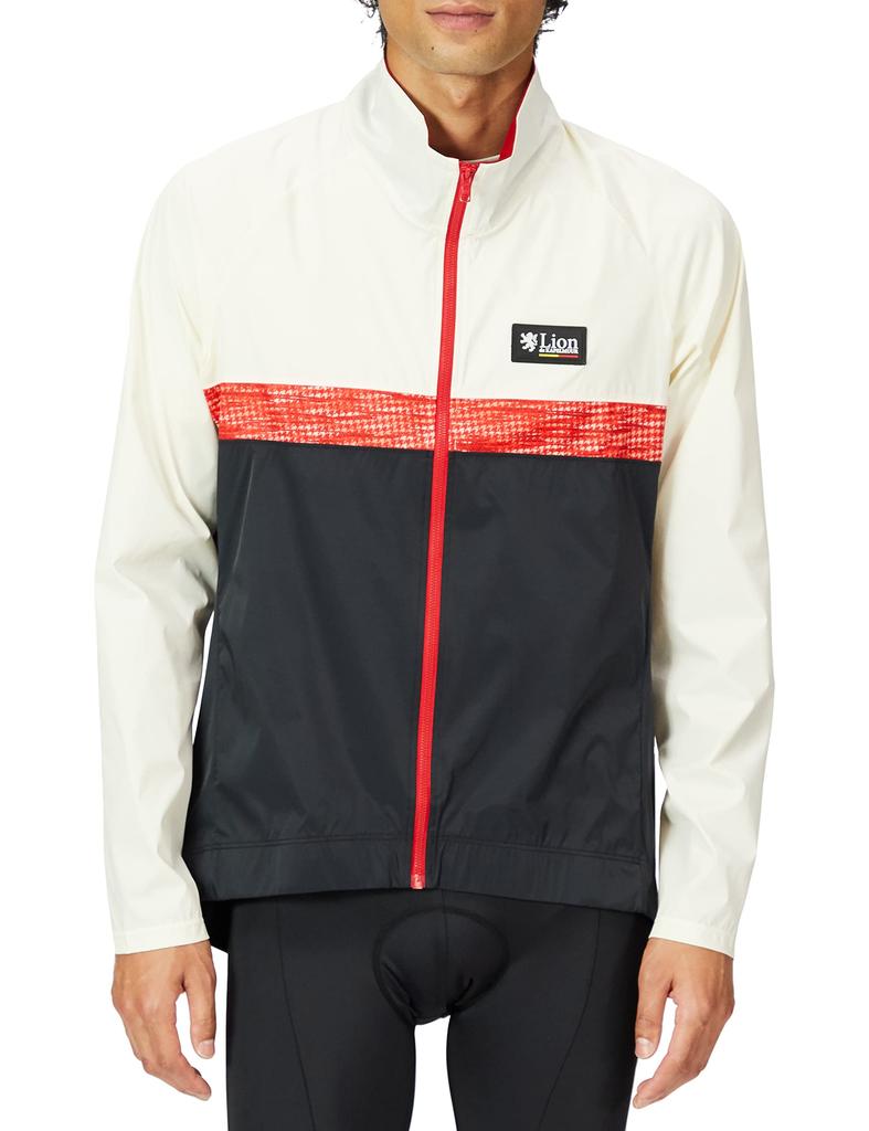 Lion de Kapelmuur Cycling Light Jacket, Flex Light Jacket, Ivory x Black, XS