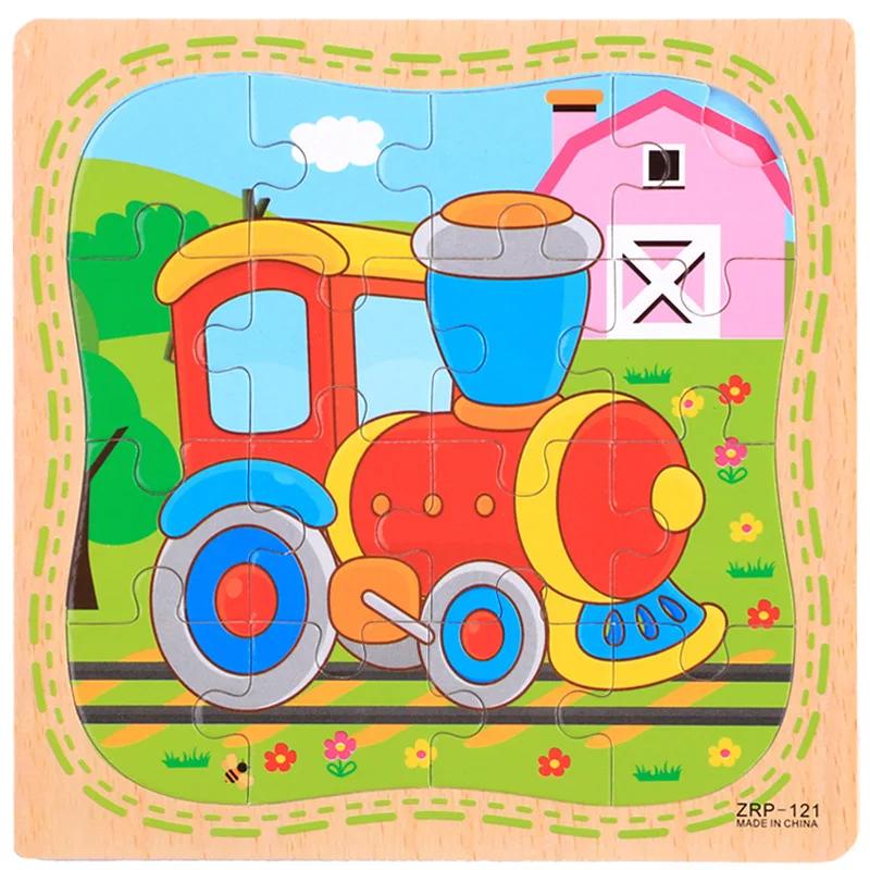 High-Quality 1Pc High-Quality 16Piece High-Quality Wooden High-Quality Jigsaw High-Quality Puzzle High-Quality Children High-Quality Learning