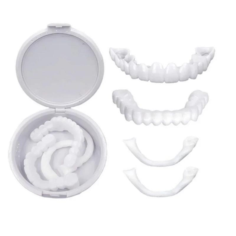 Upper and Lower Braces for Men and Women, Resin Dentures, Simulation Braces, Perfect Fit, Dental Beauty Tools