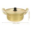 Instant Noodle Pot Gnocchi Pasta Aluminum Double Handled Stock Milk Small Hot Ramen Cookware Cooking Korean