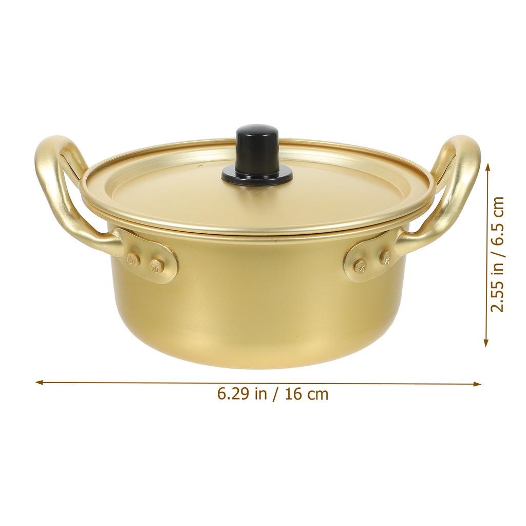 Instant Noodle Pot Gnocchi Pasta Aluminum Double Handled Stock Milk Small Hot Ramen Cookware Cooking Korean