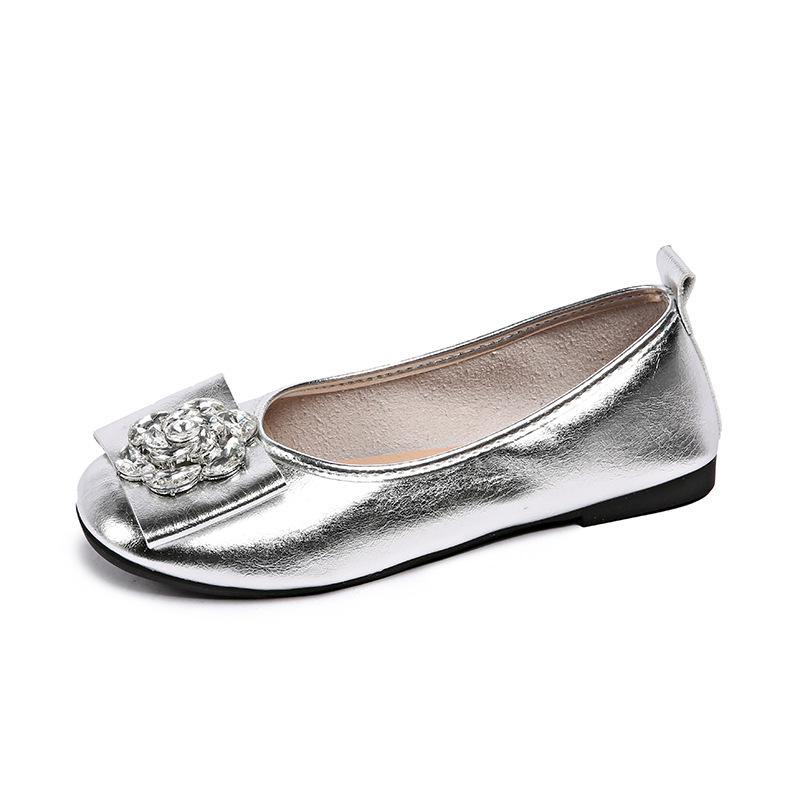 French High-end Square-head Rhinestone Single Shoes for Women's 2025 Spring New Gray Velvet Mary Jane Shoes