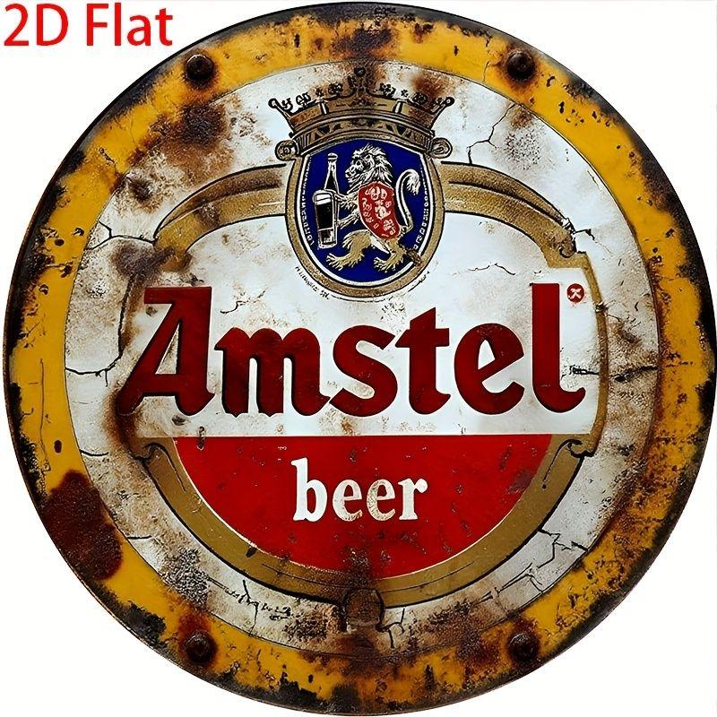Segno in Latta Metallico Birra Decorazione Murale 20x30cm