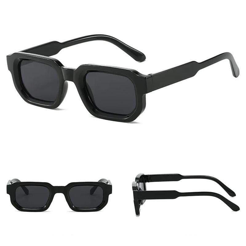 Gafas de Sol Punk de Moda para Hombre con Montura Rectangular No Polarizadas para Conducir