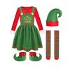 Costume Christmas Fancy Dress Adults Elf Outfits Role Playing Xmas Suits Cosplay