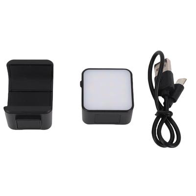 LED Video Light Fit for Pocket 3 Action Camera Adjustable Brightness Levels Portable Type C Rechargeable Auxiliary LED