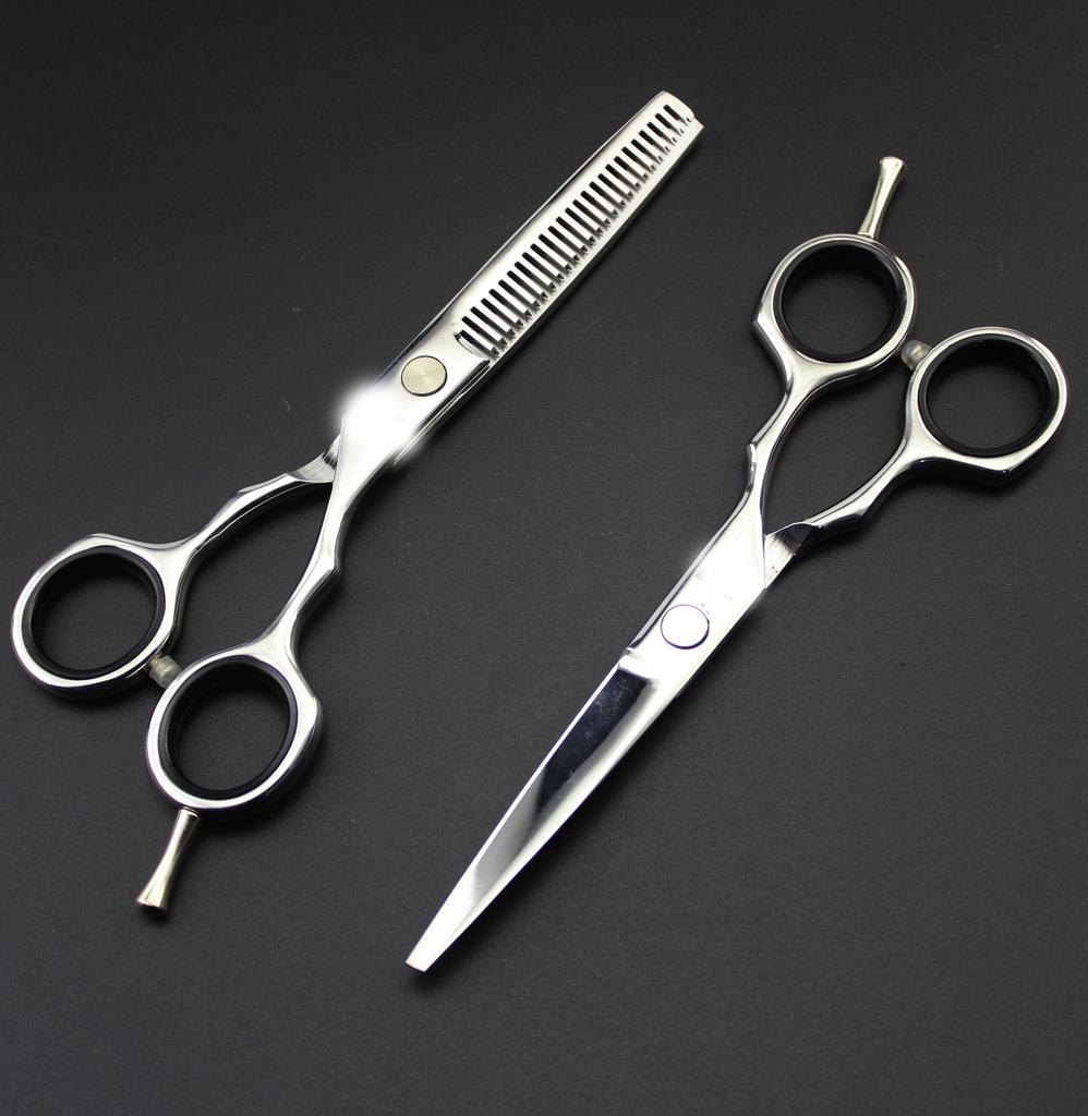 5.5 inch kahuo symmetrical handle, hair scissors, hair scissors, flat scissors, bangs scissors, tooth scissors, thin