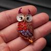 Vintage Exquisite Compact Fashionable Owl Brooch