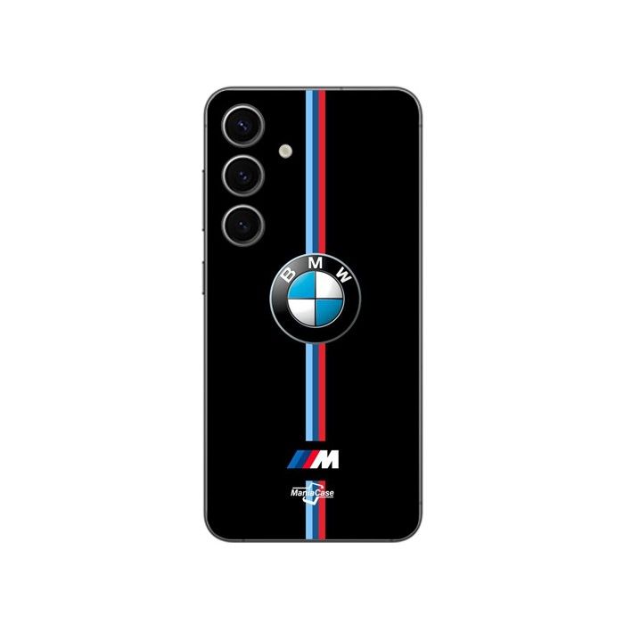 Phone Case - MANIACASE - Samsung Galaxy S25 - BMW Logo - TPU Silicone - Black