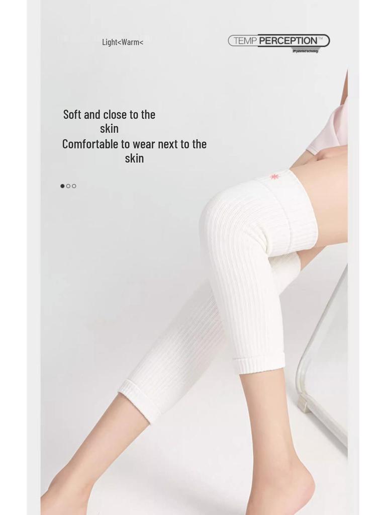 Warm Cashmere Knee Pads: Thick, Windproof Protection for Cold Legs - Perfect for Hiking & Cycling