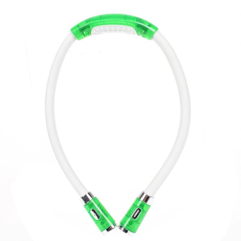 Handsfree LED svítilna na krk Přenosná USB dobíjecí lampa na čtení Noční LED svítilna Camp MYY