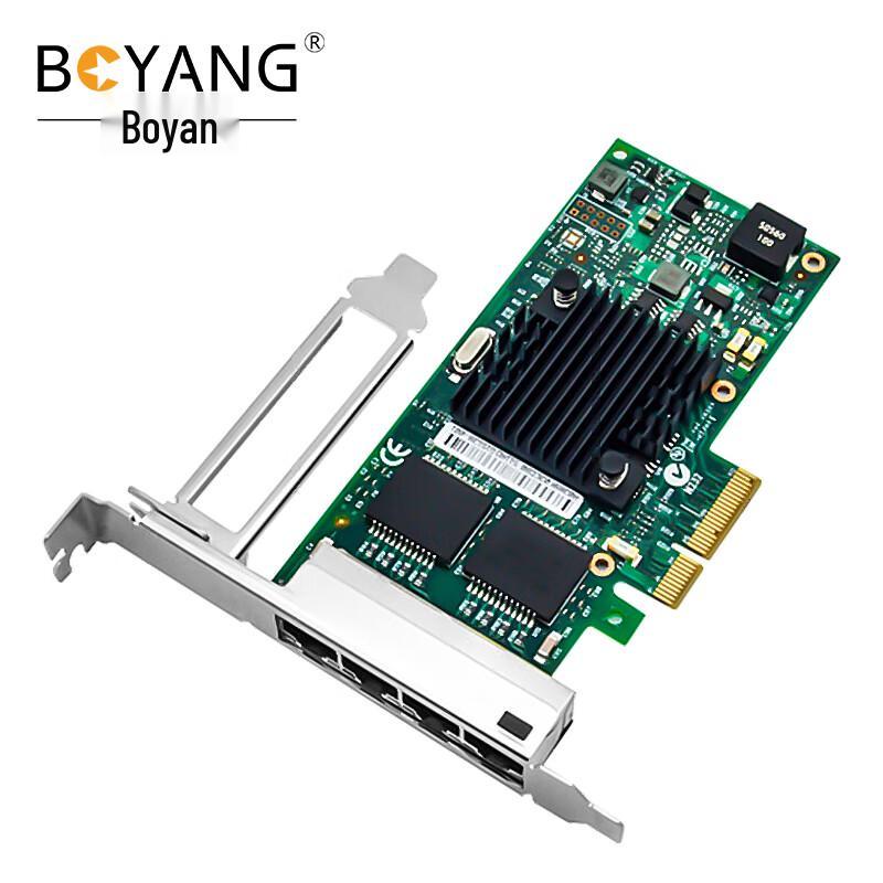 

Boyang I350-T4 PCI-E Gigabit Network Card (CN version)