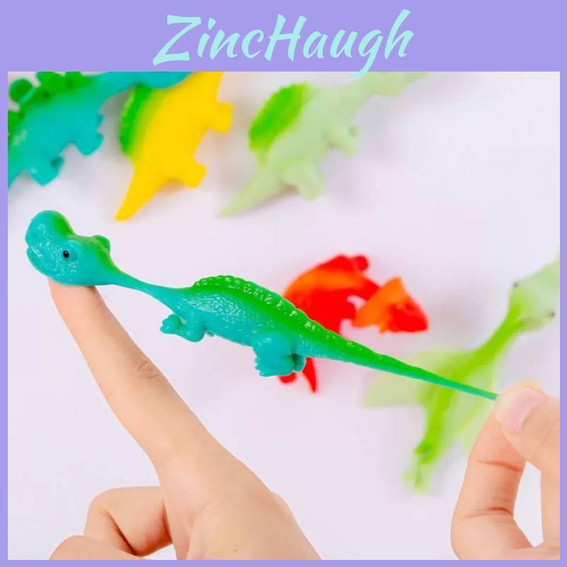 Unique Stress Relief Finger Dart Toy Featuring Launchable Mini Dinosaurs For Kids
