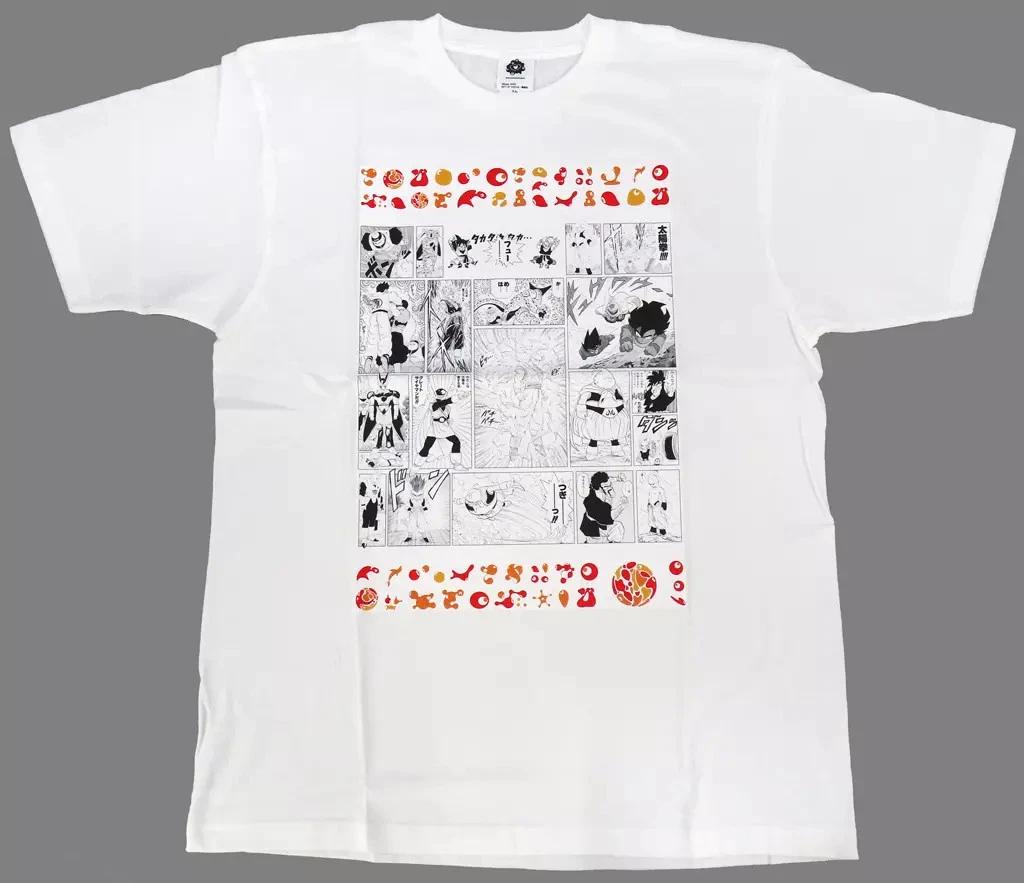 Double-sided print T-shirt White L EXPO2025 Osaka Kansai with Dragon Ball (2025) S