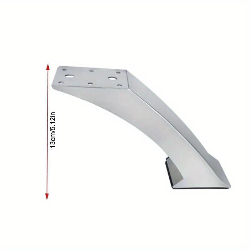 4 st Gör-det-själv Ersättnings soffben Metallben Möbler Metallmöbelben Bokhylla Byrå Skåp Bordsskåp Skåpben