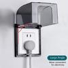 Practical 86 Type Outlet Covers Waterproof Receptacle Protectors for Bathroom Use Plugs and Switch Socket Face Plate