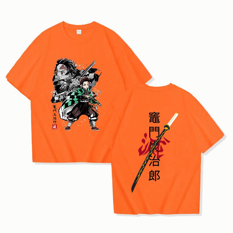 New Anime Kamado Tanjirou Printed T-Shirts Women Men Short Sleeve Funny Round Neck Tee Shirt Casual Summer Tops