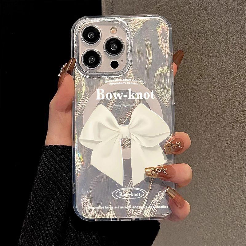 

IMD Transparent Magnetic Phone Case for IPhone Phone Case Strong Magnetic Jelly Phone Case for Apple 15p Does Not Turn Yellow For iPhone 17PROMAX