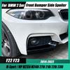Für BMW 2er F22 M Performance F23 Auto-Frontstoßstange Lippendiffusor Seitensplitterabdeckung PP-Stoßstangenschutzkörper KIit