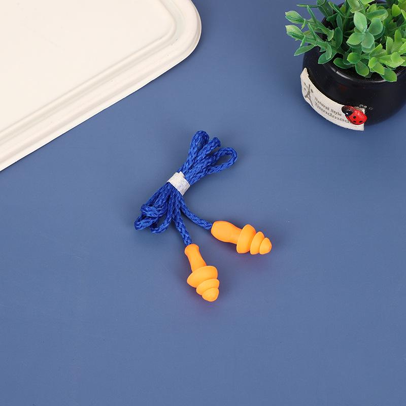 Tree-Shaped Noise-Canceling Swimming Earplugs - TPE Soft Rubber Spiral Design for Noise Reduction and Protection