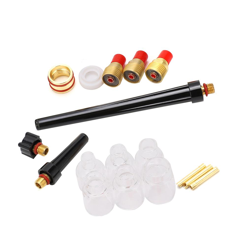 Kit accesorii torță de sudură consumabile din alamă duză cupă de sticlă 2 mm pentru WP920