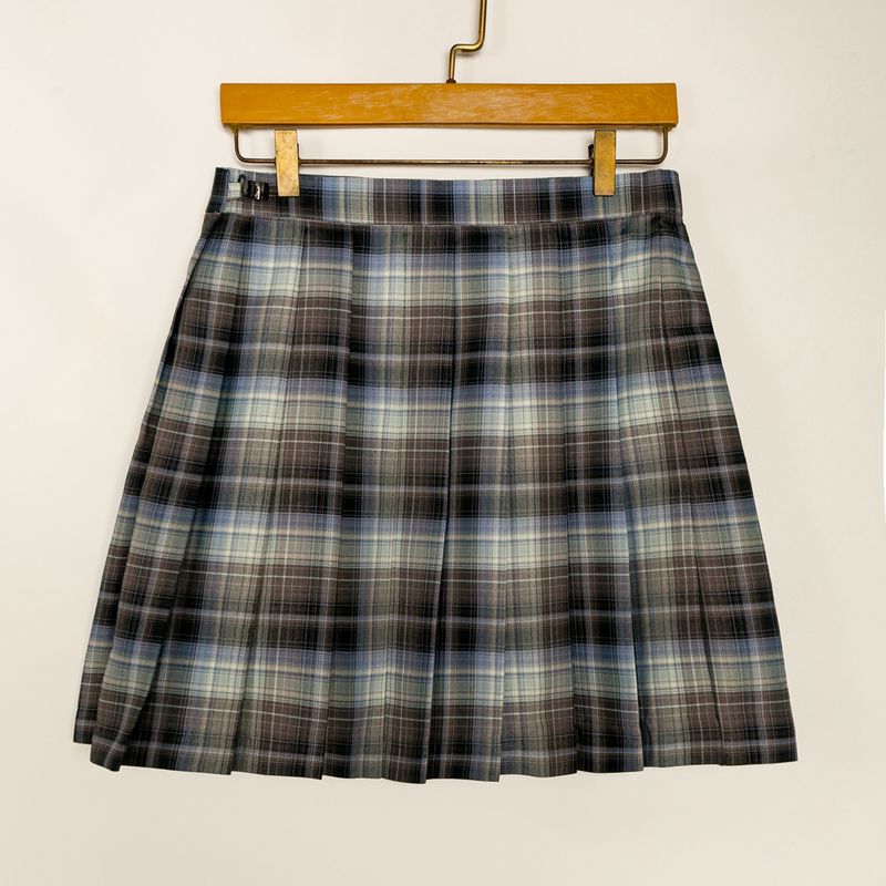 

Летняя Экспортная K-стиль Новая Свежая Молодящая Юбка Молодежная Популярность Клетчатая Плиссированная Dark green khakis S