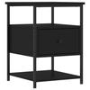 VidaXL Tables de chevet 2 pcs noir 40x42x56 cm bois d’ingénierie 826024