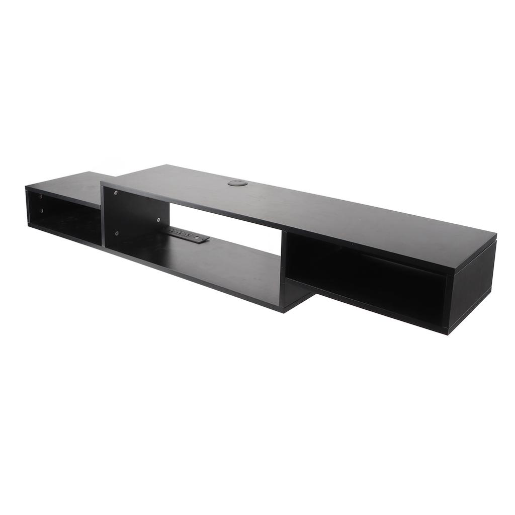 Floating TV Cabinet Modern Strong Load Bearing Wall Mounted TV Cabinet for Storing Stereos