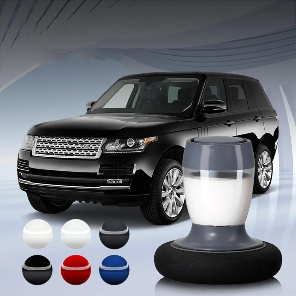 Handheld Car Wax Buffer with Ergonomic Grip – Soft Foam Polishing Sponge for Liquid & Paste Wax, Auto Body Surface Finishing Tool