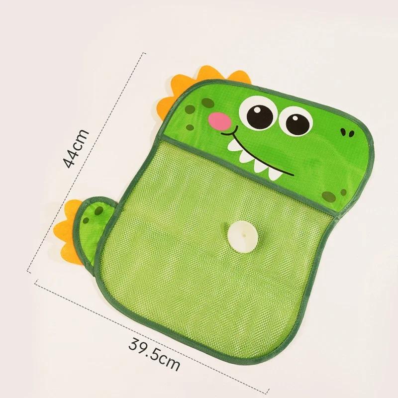 Organizer Kids Tidy Storage Suction Bathroom Bathtub Toys Hanging Bag Dinosaur Animal Baby Bath Toys Basket Mesh Bag Water Toys