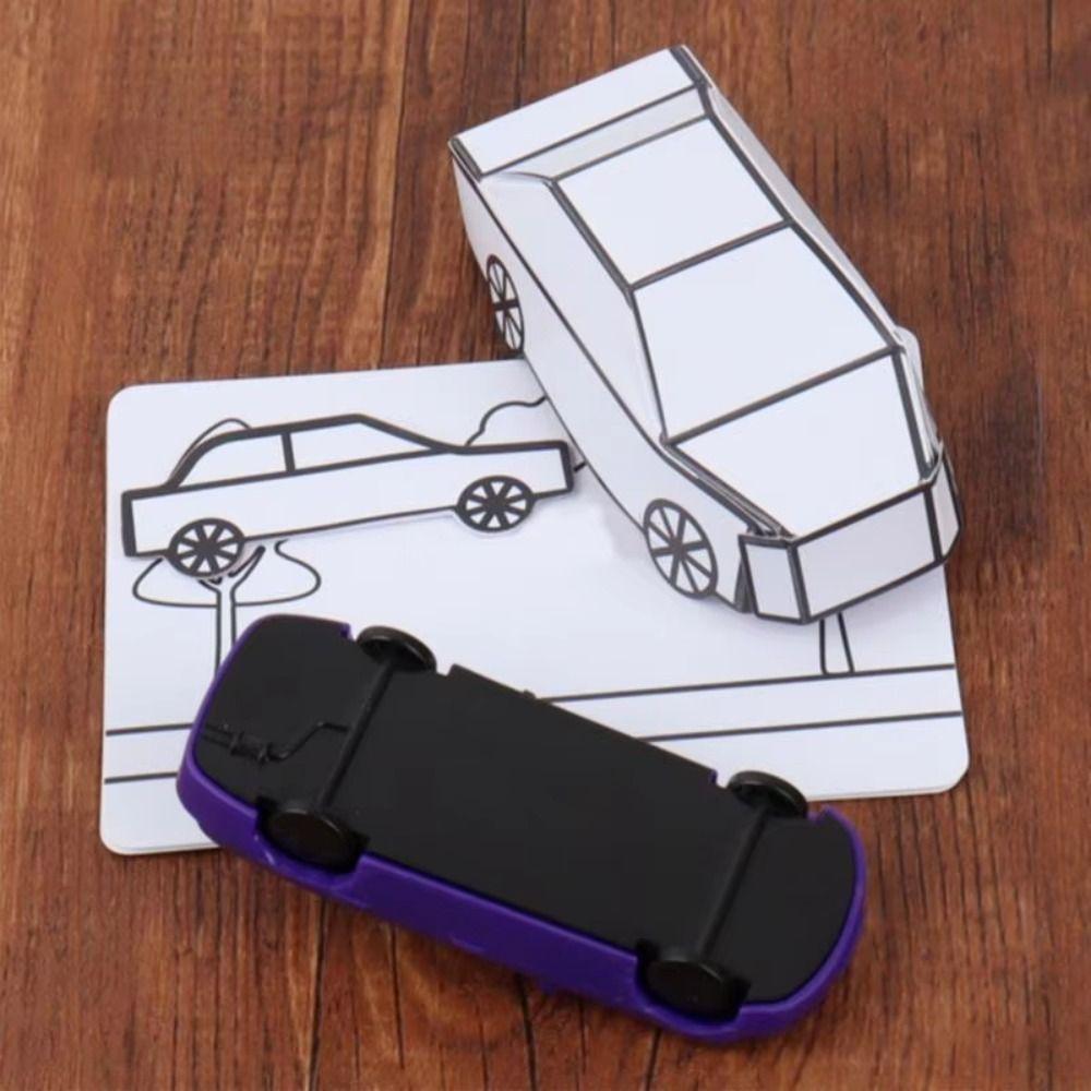 Magic Tricks Appearing Car by Hyde Ren Easy Operation Magic Card To Paper Car  Magic Props