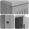 Desk in Grey Sonoma Particleboard 142.5 x 50 x 75 cm