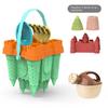 Summer Toys Beach Sand Toys Set Yellow Castle Bucket Play Sand Set  Funny Gifts