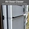 Protective Motorhome Screen Door Closer Automatic For Child And Pet Safety Prevents Pet Entry Adjustable Tension Aluminu