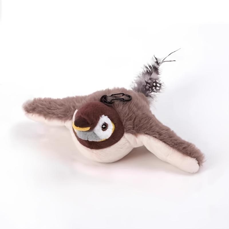

Interactive Pet Sound Birdsong Toy, Will Swing Wings To Make Sound, Stimulate The Cat s Hunting Instinct, Suitable for Indoor Cat Sports 1pc