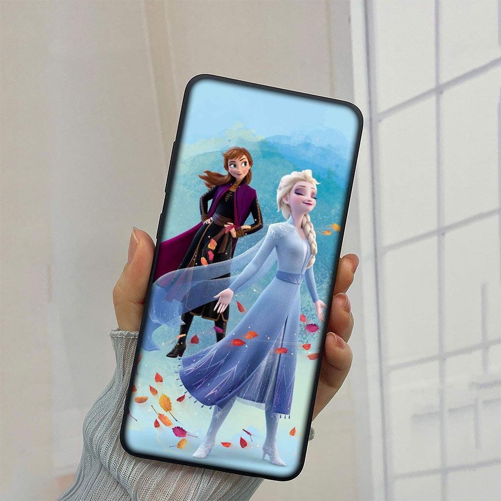 

Elsa Anna Frozen Olaf Cover Phone Case for Samsung Galaxy Note 20 Ultra 10 8 9 S10 Lite S9 A6 A8 Plus A9 Funda Soft Casing Samsung A9 2018