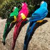 Foam Simulation Parrot Multicolor Garden Decorative Bird Artificial Bird Model  Garden Ornament