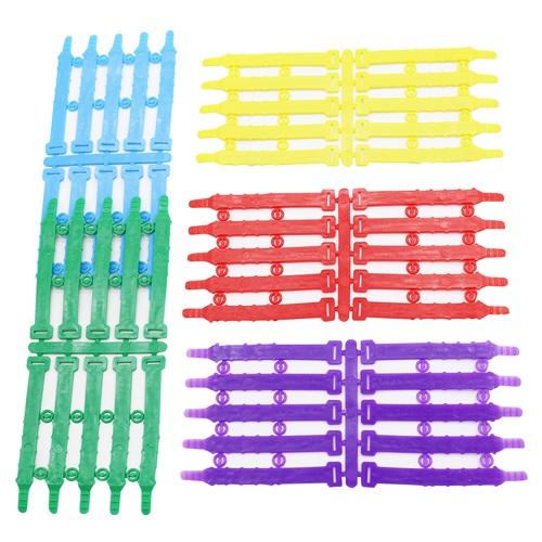 

Adjustable 8-23 mm Chicken Foot Ring Chicken coop Poultry Identification rings Feeding supplies 5 Colors ring 50 Pcs