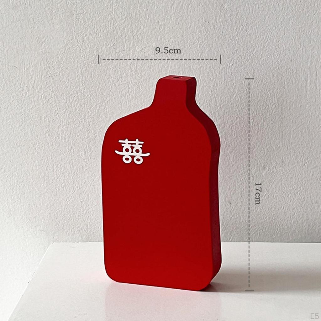 Creative Red Wedding en Statue for Bedroom Decoration Housewarming Gift