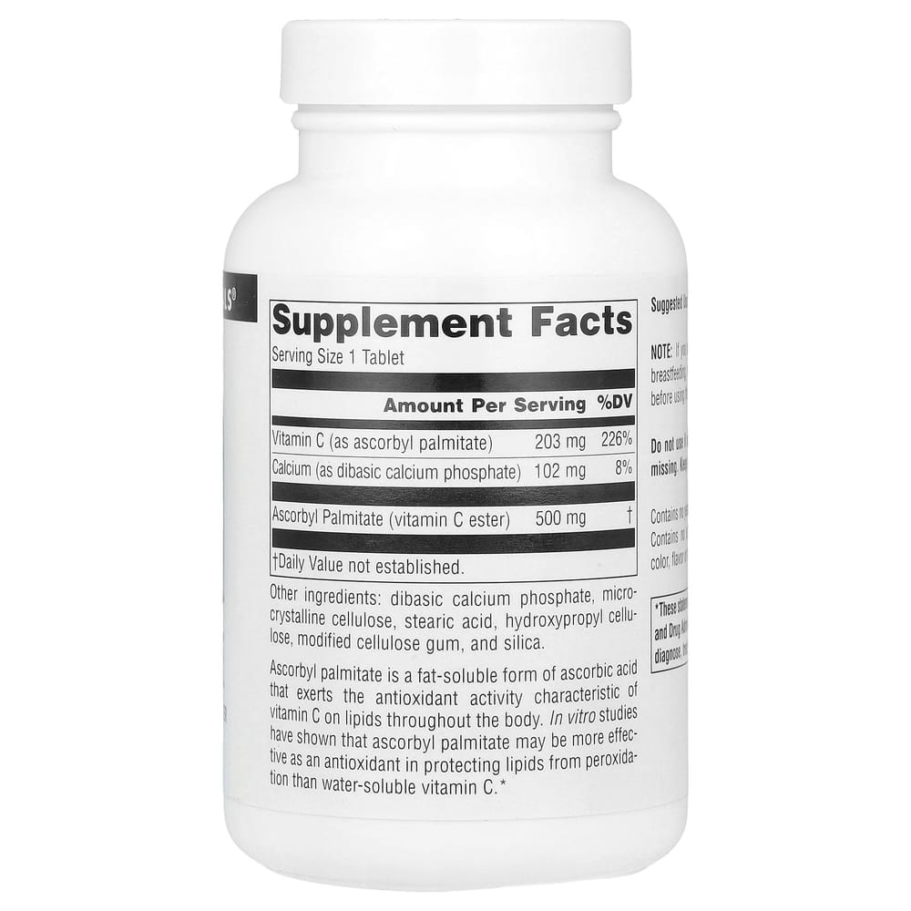 Source Naturals Ascorbyl Palmitate 500mg, 90 Tablets