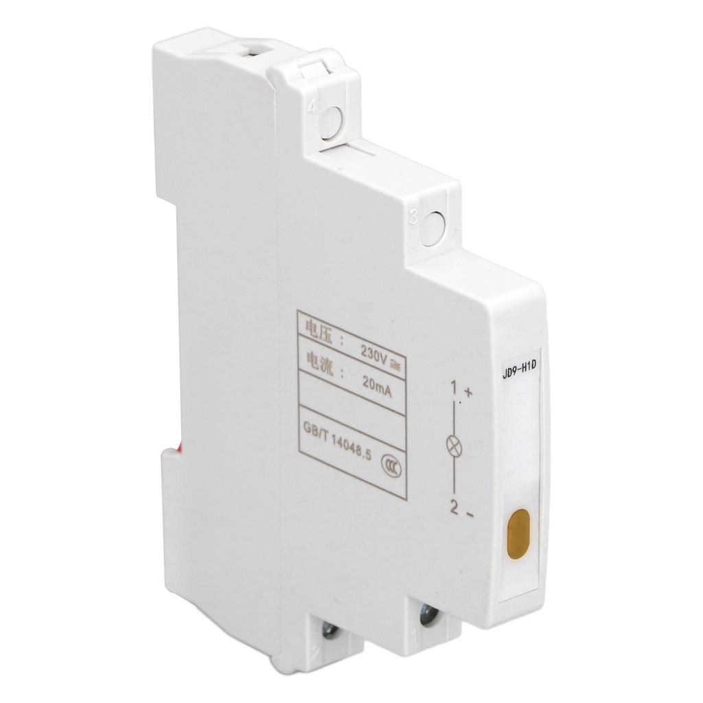 Din Rail Indicator Light LED AC DC 230V Modular Mount JD9?H1D for Telecommunications Electrical
