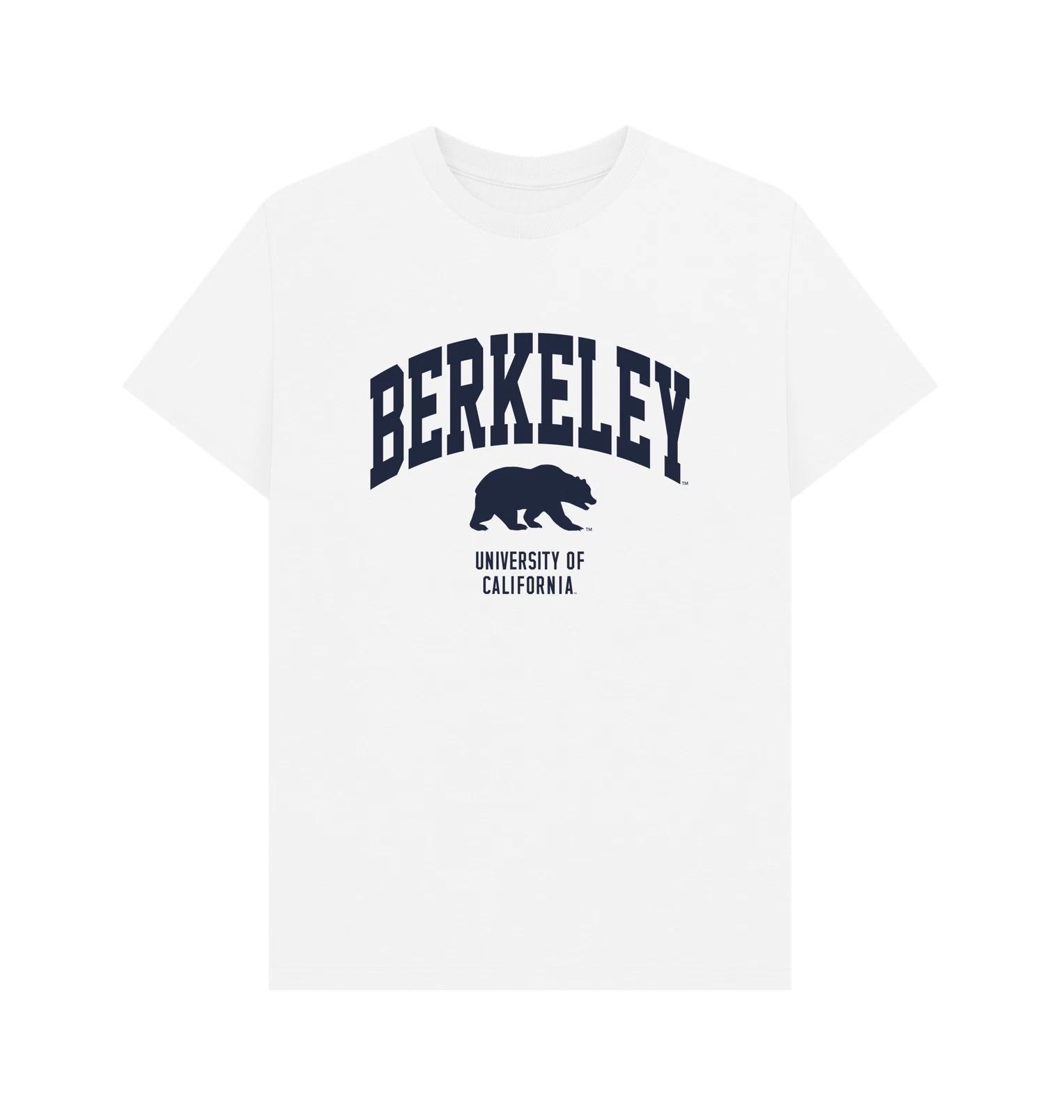 PREMIUM OFFICIAL Berkeley University Berkeley Bear Unisex White T-Shirt XL