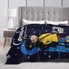 Coralines Animated Movie Blanket  Travel Flannel Throw Blanket For Living Room Warm Soft Custom DIY Quality Bedspread Gift Idea