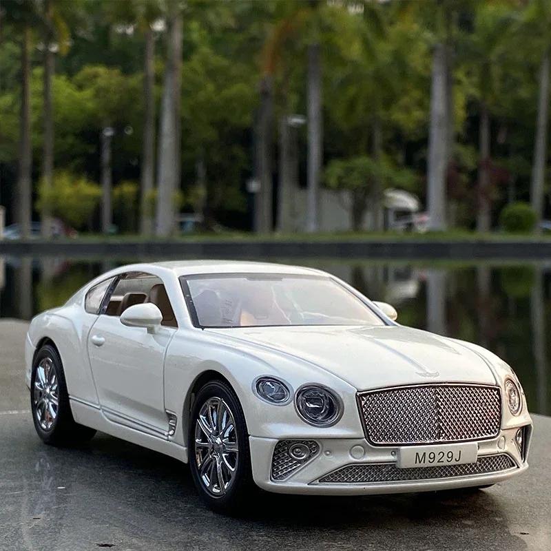 

1:24 Bentley Continental GT Металева модель автомобіля Diecasts Іграшка Симуляція Металева модель автомобіля Звук Світло Колекція Дитяча Іграшка Подарунок A117