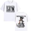 Rosalia LUX Tour 2026 Merch T Shirts Mens Women Clothing Casual pure Cotton Tshirt Fashion Harajuku Short Sleeve Tshirts